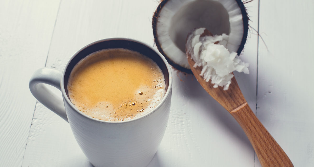coffee with coconut oil
