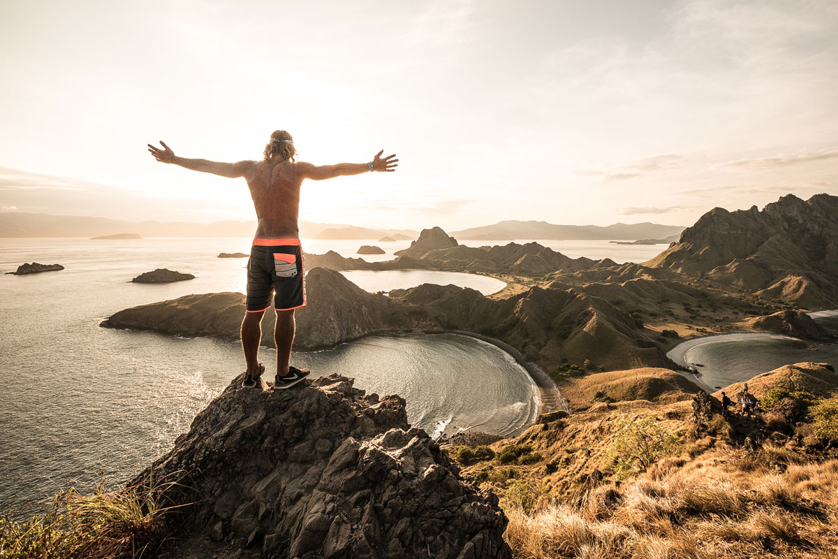 Hiking at Padar Island