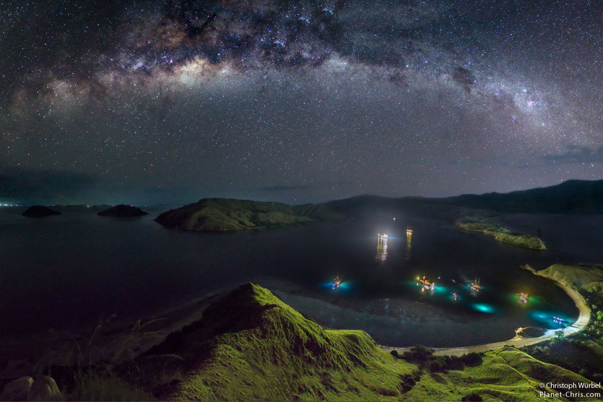 Komodo Island Milky Way
