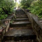 Stairs in the starting route towards Goraknath Temple